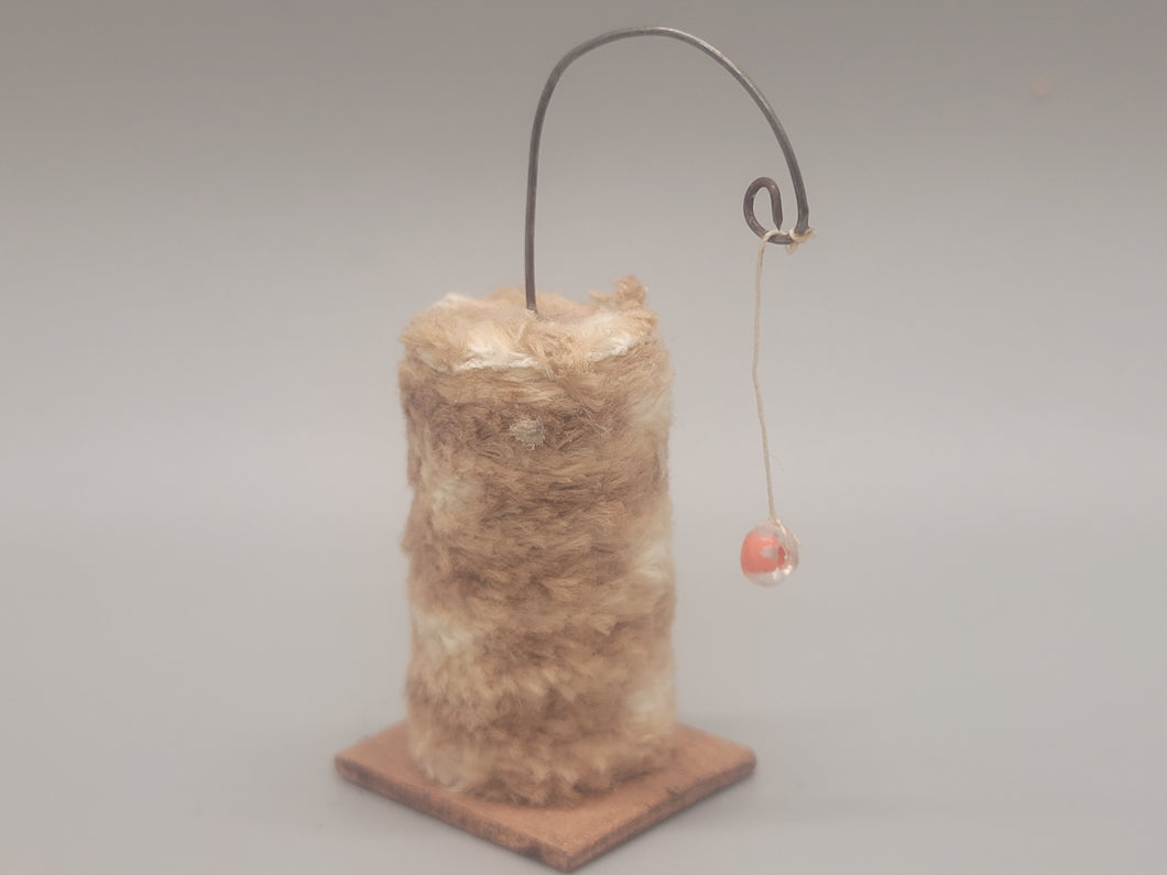 Cat Toy with Fluffy Post & Hanging Ball