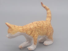 Load image into Gallery viewer, Resin Orange Tabby Cat - Rubbing Position

