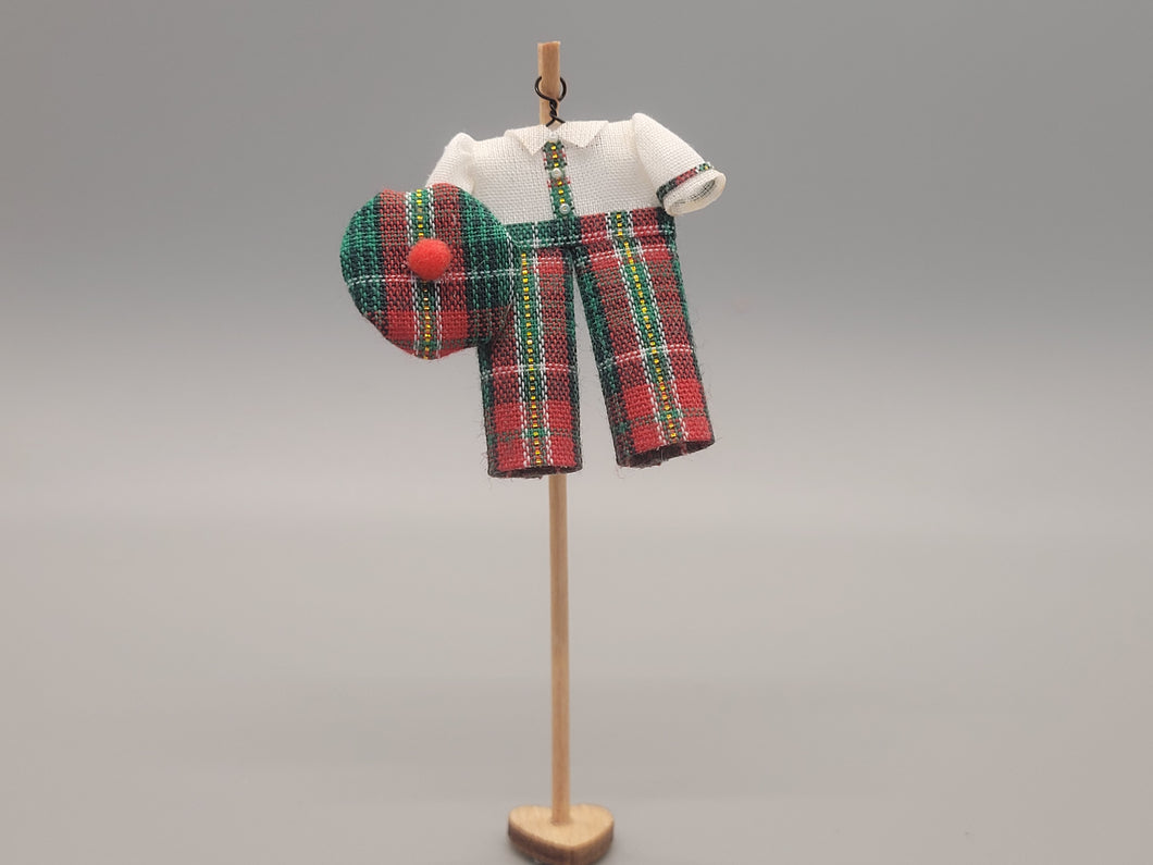 Plaid Little Boy's Outfit with Matching Hat – by Cheryl Warder