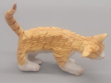 Load image into Gallery viewer, Resin Orange Tabby Cat - Rubbing Position
