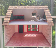 Load image into Gallery viewer, Christmas Cottage - Wooden &amp; Electrified
