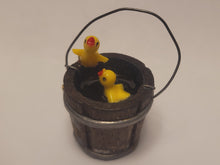 Load image into Gallery viewer, Ducklings in Wooden Bucket
