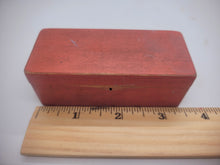 Load image into Gallery viewer, Dollhouse Miniature ~ 1:12 Scale, Wooden Red Chest - by Sir Thomas Thumb
