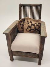 Load image into Gallery viewer, Dollhouse Miniature ~ 1:12 Scale, 4pc Sitting Area Set including 2 Pillows, Chair, and Dresser
