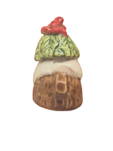 Load image into Gallery viewer, Valerie Casson – Porcelain Log Teapot with Holly Berry Lid
