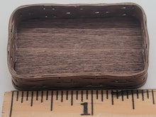 Load image into Gallery viewer, Al Chandronnait - Shallow Woven Rectangular Basket
