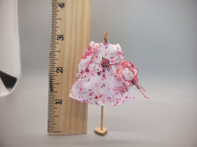 Load image into Gallery viewer, Floral Dress with Rose Belt &amp; Matching Hat – by Cheryl Warder
