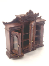 Load image into Gallery viewer, Dollhouse Miniature ~ 1:24 Scale, JBM Brown China Cabinet
