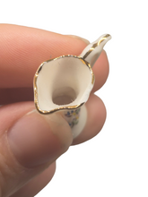Load image into Gallery viewer, Glazed Porcelain Pitcher with Handpainted Flowers *HAS CHIP*
