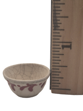 Load image into Gallery viewer, Glazed Ceramic Stacking Bowl Set 2pc Handpainted
