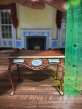 Load image into Gallery viewer, Ornate Wooden Table w/ Handpainted Floral Decor by Jia Yi Jia Yi
