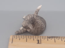 Load image into Gallery viewer, Resin Grey Tabby Cat Grooming Self
