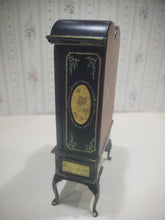 Load image into Gallery viewer, Black Detail-Painted Hutch with Shelves by Bespaq
