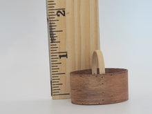Load image into Gallery viewer, Al Chandronnait – Oval Wooden Basket with Handle
