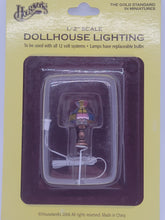 Load image into Gallery viewer, Dollhouse Miniature ~ ½&quot; Scale, Stained Glass Lamp 12 Volt by Houseworks
