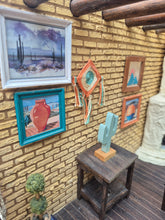 Load image into Gallery viewer, Abode Southwestern Roombox w/ Front Courtyard with Desert Plants
