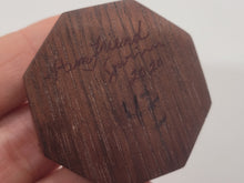 Load image into Gallery viewer, 1½&quot; Sailor&#39;s Valentine with Woman&#39;s Profile Emblem and Assorted Shells – by Pam Friend
