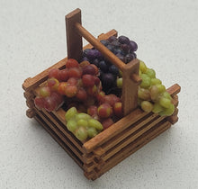 Load image into Gallery viewer, Grapes in Wooden Slat Basket
