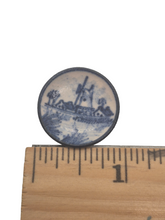 Load image into Gallery viewer, James Clark – Blue Windmill in Village Plate
