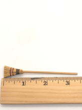Load image into Gallery viewer, Dollhouse Miniature ~ 1:24 Scale, Handmade Broomstick with Hard Bristles
