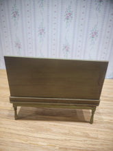 Load image into Gallery viewer, Green Bench with 2 Pillows and Floral Benchseat
