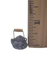 Load image into Gallery viewer, James Clark – Handmade Pottery Blue Teapot with Handle
