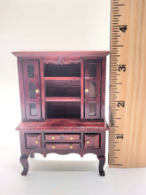 Load image into Gallery viewer, Dollhouse Miniature ~ 1:24 Scale, R.O.C. Cherry Curio-Cabinet
