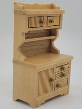 Load image into Gallery viewer, Dollhouse Miniature ~ ½&quot; Scale, Concord Miniatures Oak Kitchen Cabinet

