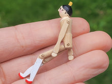 Load image into Gallery viewer, Renee Bowen – Carved Wooden Peg Doll
