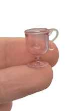 Load image into Gallery viewer, Glass Craft – Handblown Glass Light Pink Mug with Handle
