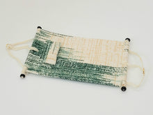 Load image into Gallery viewer, Dollhouse Miniature ~ ½&quot; Scale, Green and Beige Hammock with Pillow
