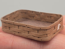 Load image into Gallery viewer, Al Chandronnait - Shallow Woven Rectangular Basket
