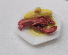 Load image into Gallery viewer, Lobster and Corn on Plate
