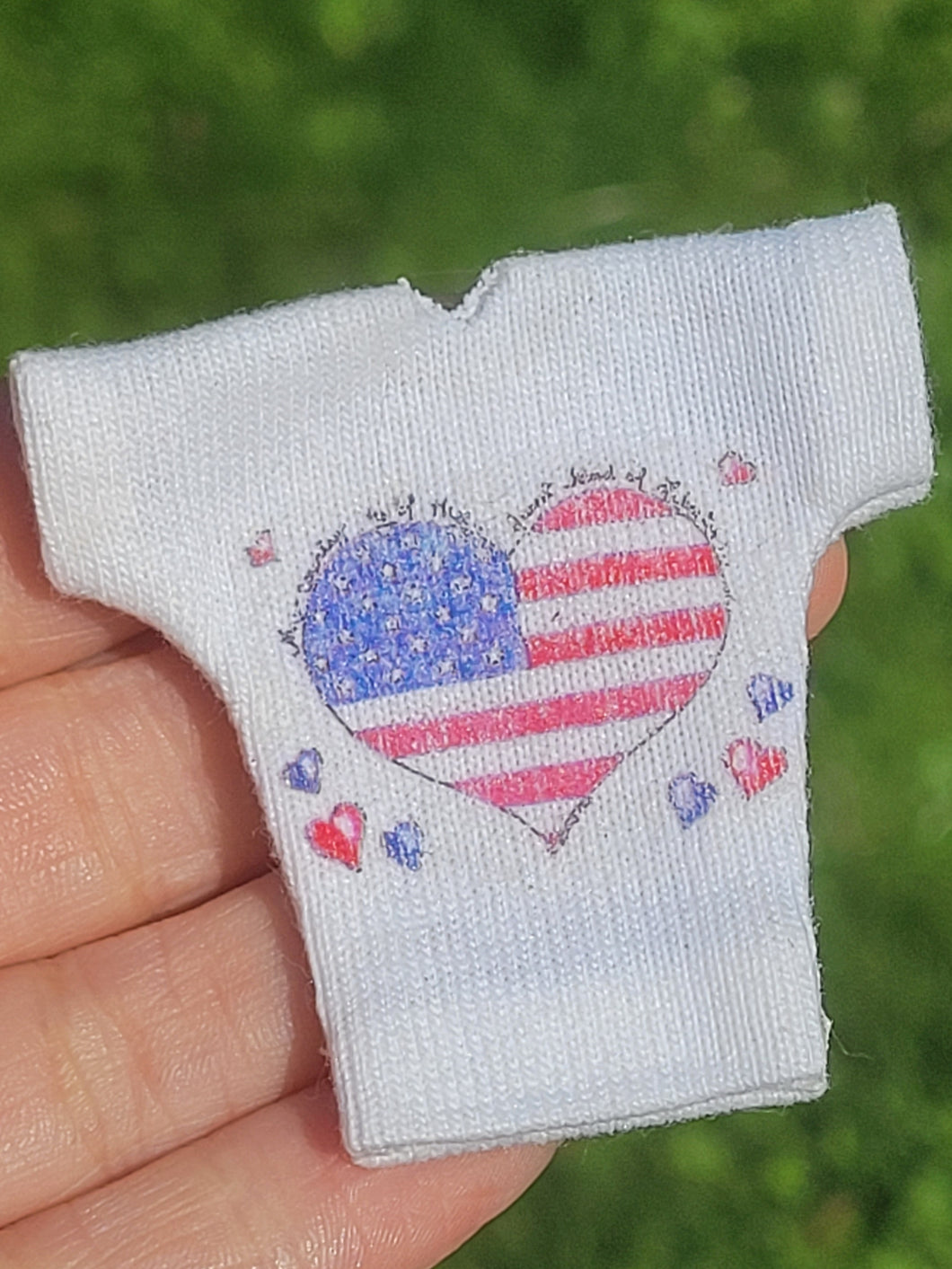 Patriotic T-Shirt for Doll