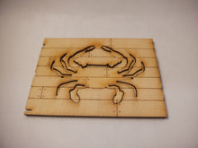 Load image into Gallery viewer, Crab Design – Wooden Cutout Sign

