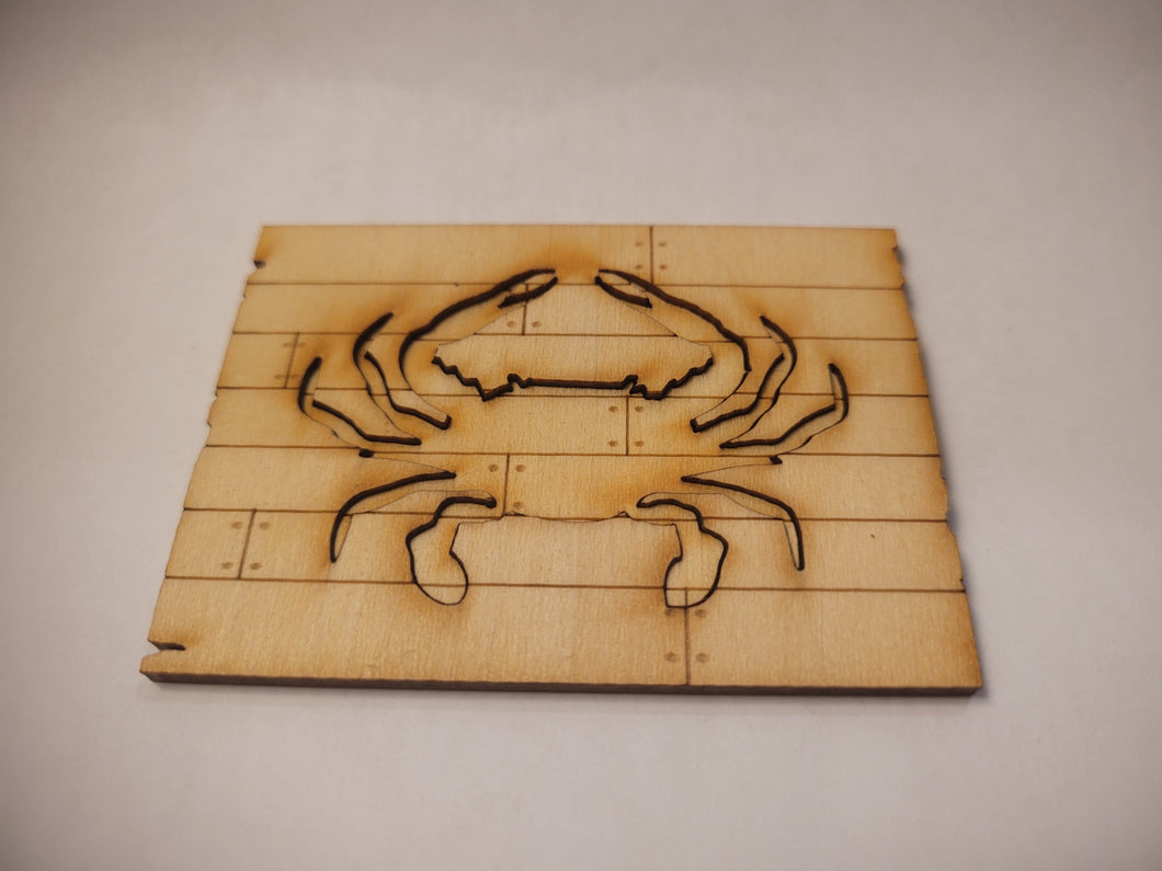 Crab Design – Wooden Cutout Sign