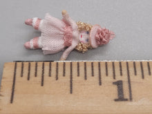 Load image into Gallery viewer, ¾&quot; Blonde Doll in Baby Pink Dress and Hat – by Cheryl Warder
