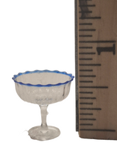 Load image into Gallery viewer, Glass Craft – Large Margarita Glass with Blue Wavy Rim
