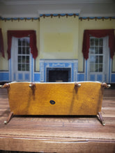 Load image into Gallery viewer, Teal &amp; White Rose Patterned Sofa by JBM
