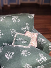 Load image into Gallery viewer, 3pc Green &amp; Cream Living Room Set
