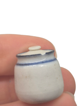 Load image into Gallery viewer, James Clark – Handmade Jar Labeled 'Sugar' *HAS CHIP*
