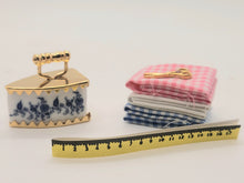 Load image into Gallery viewer, Dollhouse Miniature ~ Reutter Porcelain 3pc Sewing Kit
