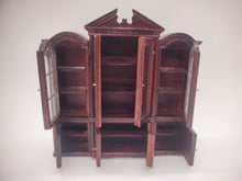 Load image into Gallery viewer, Dollhouse Miniature ~ Half Scale, Wooden Mahogany Cabinet by Bespaq
