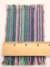 Load image into Gallery viewer, Dollhouse Miniature ~ 1:12 Scale, Southwestern  Baja-Style Woven Multicolored Rug
