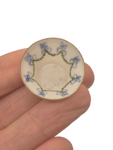 Load image into Gallery viewer, Ron Benson – Floral Blue Bows &amp; Garland Painted Porcelain Bowl
