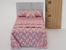 Load image into Gallery viewer, Handmade Wooden Pink Patterned Bed
