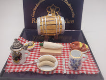 Load image into Gallery viewer, Dollhouse Miniature ~ 1:12 Scale, Beer Barrel Picnic
