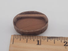 Load image into Gallery viewer, Al Chandronnait – Oval Woven Brown Basket with Handle Bar
