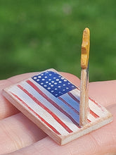 Load image into Gallery viewer, Barbara Hill – Lady Liberty on American Flag Plaque
