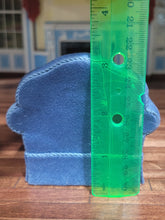 Load image into Gallery viewer, Blue Velvety 2pc Couch &amp; Chair Set with Pillows
